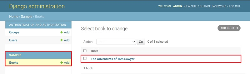 Create Django Model - List Model Items